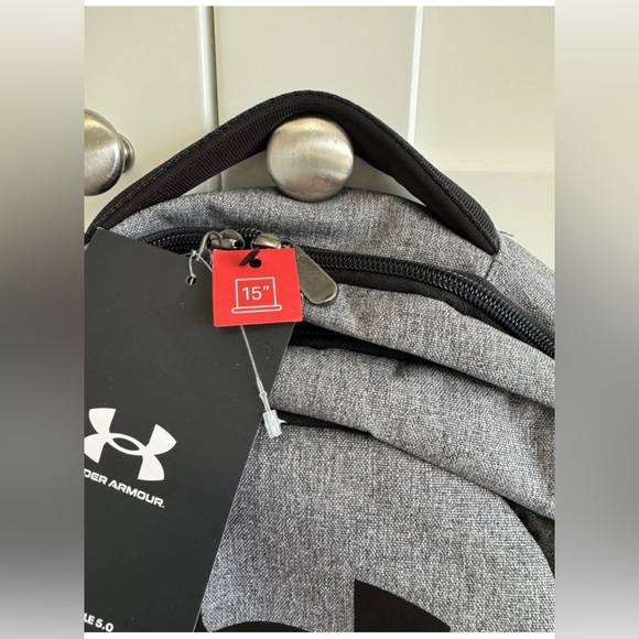 Under Armour UA Hustle 5.0 Backpack Black Graphite - Picture 5 of 9